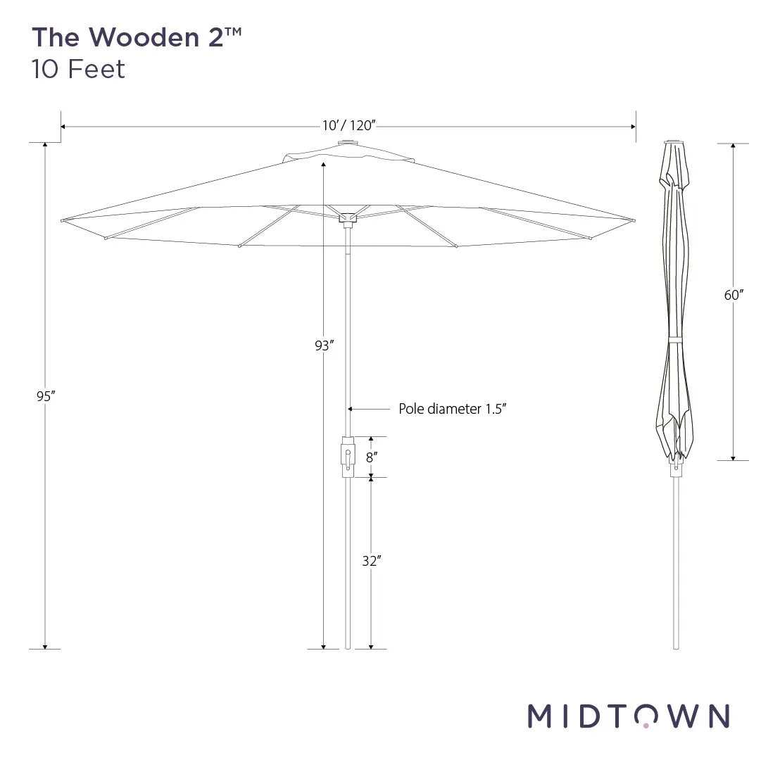 The Wooden 2™ - Sunbrella Cast Slate