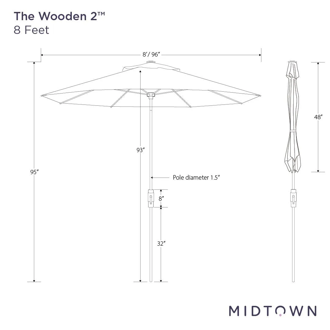 The Wooden 2™ - Sunbrella Cast Slate
