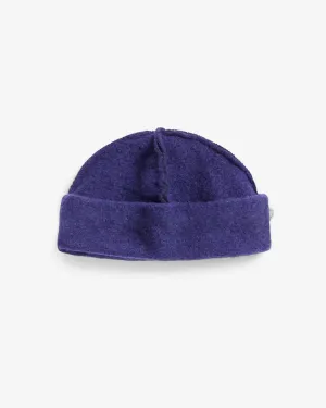 toque hat - deep purple