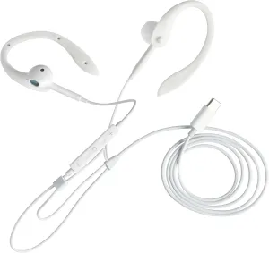 USB-C Wired Earbuds with Bendable Custom Earloops  Comfortable Fit, Sound, Compatible with Latest USB-C Phones