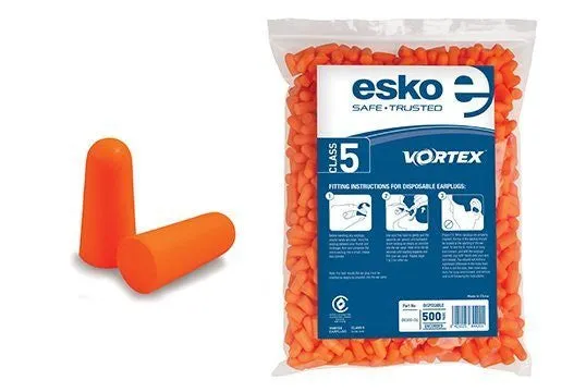 Vortex Jam Free Bullet Ear Plug Dispenser Including 500 Pairs, Class 5 Vortex Earplugs