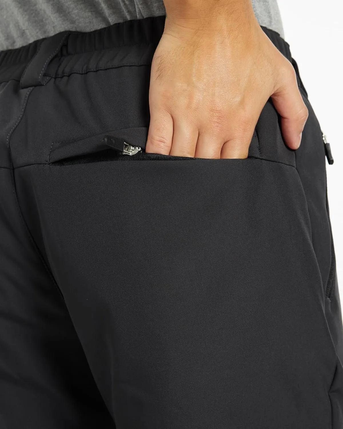 wantdo Men's Fleece Lined Hiking Pants Waterproof Insulated Winter Warm Softshell Ski Snow Outdoor Snowboard Pants