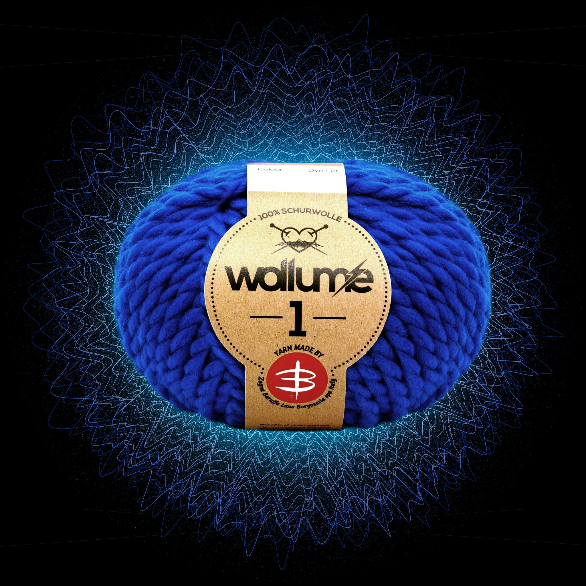 Wollume1 Pure Virgin Wool – Royal-Blue