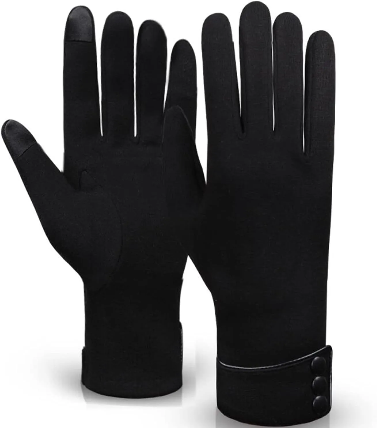 woogwin Womens Winter Gloves Touch Screen Warm Fleece Lined Thick Thermal Windproof Ladies Snow Gloves for Cold Weather