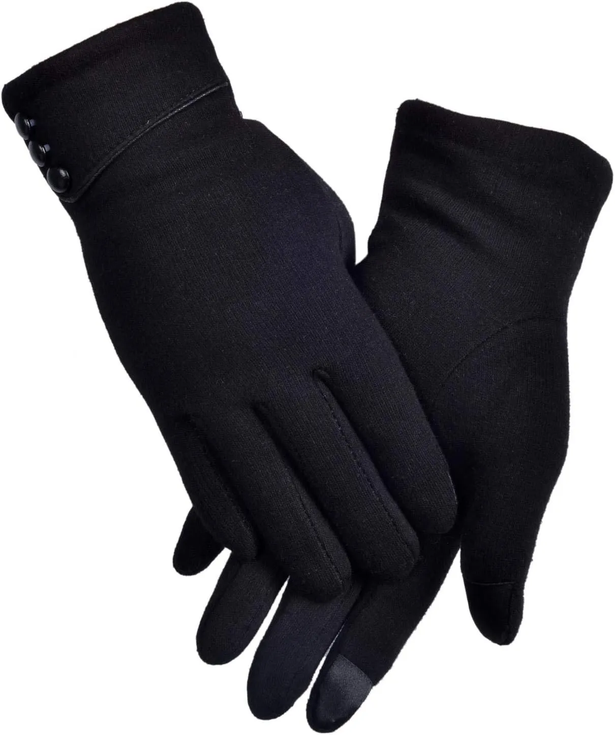 woogwin Womens Winter Gloves Touch Screen Warm Fleece Lined Thick Thermal Windproof Ladies Snow Gloves for Cold Weather