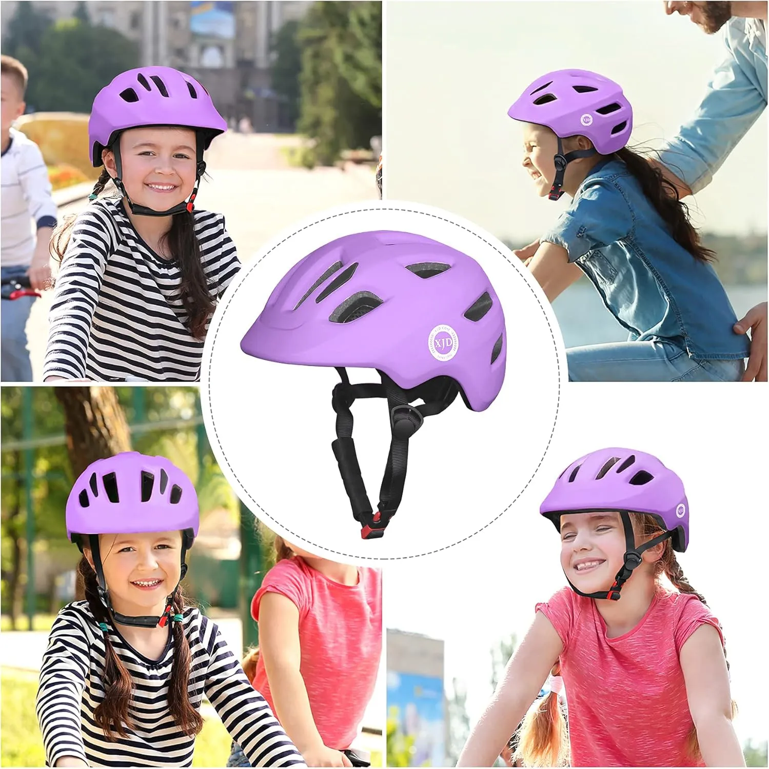 XJD Toddler Helmet Kids Bike Helmet for Infant/Baby Multi-Sport Adjustable Skateboard for Kids Boys Girls Lightweight for Age 1 and Older